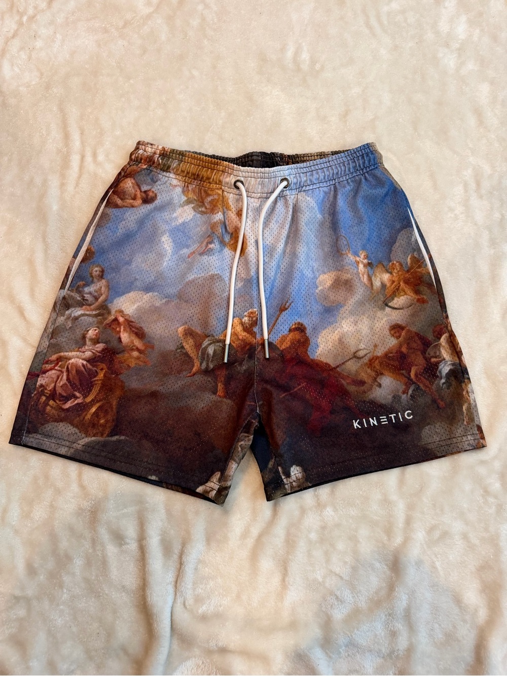 Kinetic Men’s Mural Printed Athletic Shorts